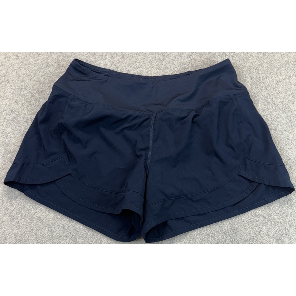 Tough Mode Womens Athletic Running Shorts Navy Blue Lightweight Performance M - Picture 1 of 6